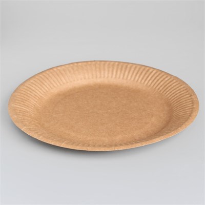 Набор "Тарелка бумажная 230 КРАФТ (10 шт)" АРЧ  1/50 НФ-00025104