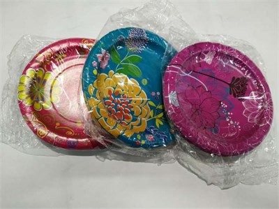 Набор "Тарелка бумажная 230 ЦВЕТНАЯ (10 шт)" АРЧ 1/50 НФ-00025105