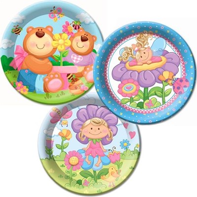 Набор "Тарелка бумажная 230 ДЕТСКАЯ (10 шт)" АРЧ 1/50 НФ-00025106