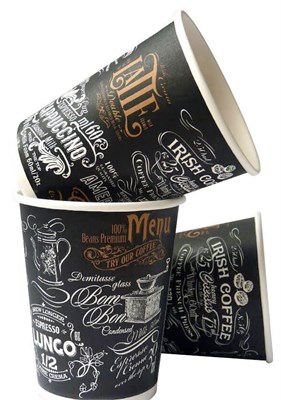 Бум стакан ПК 180 мл "Меню" 50/1000 НФ-00025397