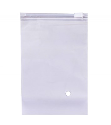 Пакет Зип Лок с бегунком 40*50 прозрачный ГЛЯНЕЦ с отверстием 120 мкм (50шт) НФ-00025502