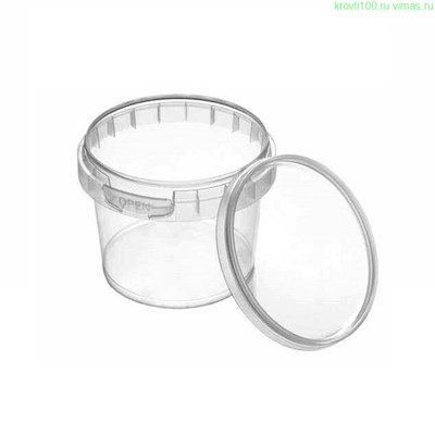 Банка/крышка 69х53мм круглая 120мл ПП (480шт/кор) ВЗЛП (1508КП) НФ-00025732