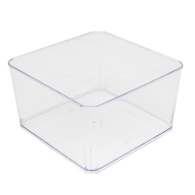 Фуршетная форма Контейнер квадратный 97х97х55мм  прозрачный PS (13/156шт) ВЗЛП (5090П) НФ-00025742