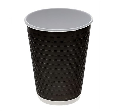 Бум стакан Saami(Саами) Черный с конгревом (БРИКС) 2 сл 400 мл 18/360 НФ-00025809