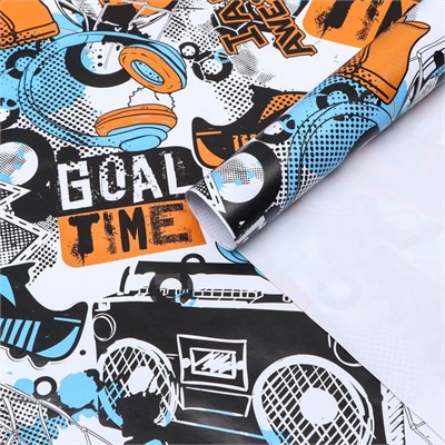 Бумага упаковочная глянцевая «Футбол», 70×100 см, 1 лист НФ-00025907