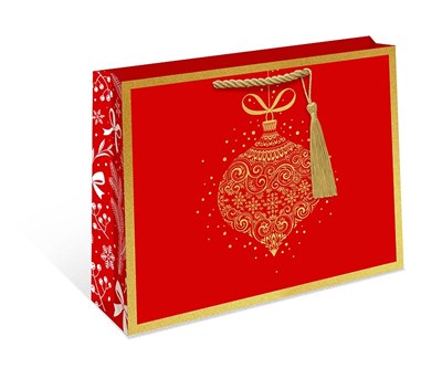 Бум пакеты 23х18х10 Шар красный  0557.199 НГ НФ-00026064