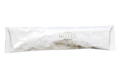 Саше зубной набор флоупак, зубная паста 4г, серия Hotel (300шт) 9804