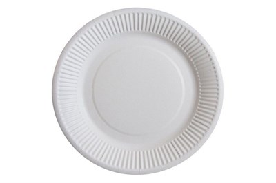 Тарелка картонная д.230 круглая белая /14уп * 50шт/ (700шт) 22142