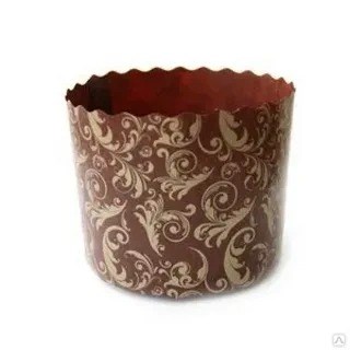 Формы КУЛИЧ 134*95 "УЗОРЫ" 500гр., 200/2400 шт в кор НФ-00015174