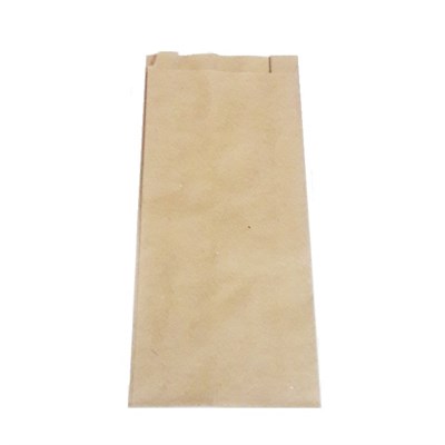 Пакет бумажный пищ. 300х110х50 Вельгийский крафт бурый 40гр НПФ (2500шт) 25095