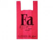 Пакет майка "Фа" КРАСНЫЙ 30 х 55 7 гр /40 уп х 50 шт/ (2000) НФ-00000005