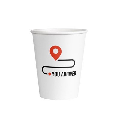 Стакан бумажный 150 мл "Прибытие" 3000/100 шт. в кор. 70 диаметр НФ-00000088