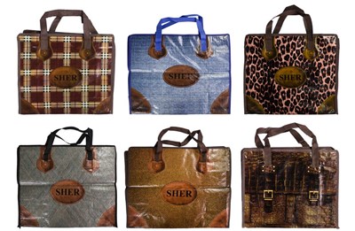 Сумка с замком  SHER микс №5  60х50  (100шт) 9356