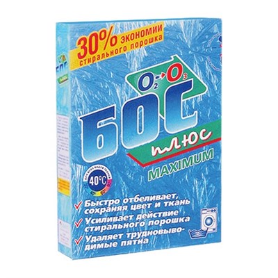 Отбеливатель "БОС плюс" 600 гр 30 шт. в уп. НФ-00001075