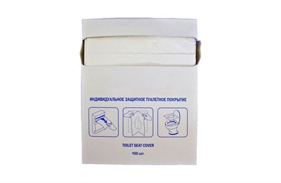 Покрытие на унитаз  (16уп х100шт) PATERRA 9807