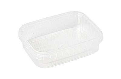 Банка 0,2 литра прозрачная прямоугольная /118*89*31/ Альянс-Упак (1/990шт) 3602