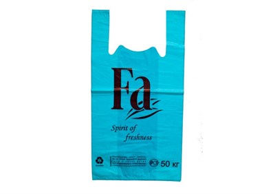 Пакет майка "Фа" СИНИЙ 30х55 7 гр /40 уп х 50 шт/ (2000) НФ-00002738