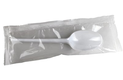 Миксы Ложка белая 1шт. в инд. упаковке (200) шт/кор  16618