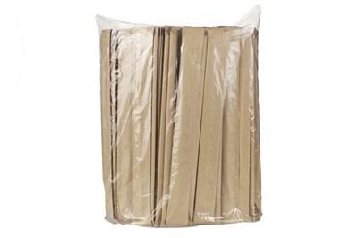 Палочки для еды в индив. бум.крафт упаковке 23см (20уп х 100шт) 19626