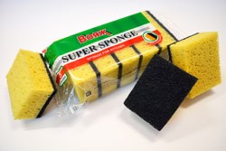 Губка для посуды Вояж "SUPER SPONGE" (супер спонж) 5шт /90*63*33/ 1/50 в уп НФ-00015188