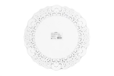 Салфетки кругл. d=34 см ажурные (4упх250шт) Горница/Авиора 21146