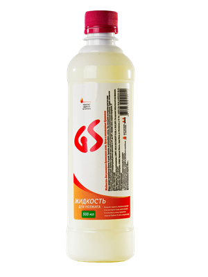 Жидкость для розжига(смесь парафинов) 0,5л "ГС" 35 шт в кор. НФ-00018161