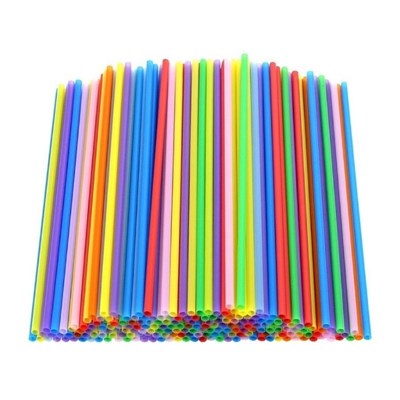 Трубочки для коктейля 3х240 прямые цветные 20упх1000шт (20000) Ф НФ-00018491