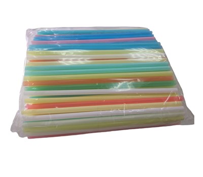 Трубочки для коктейля Фреш 7х210 прямые цветные 32упх250шт (8000) Ф НФ-00018495