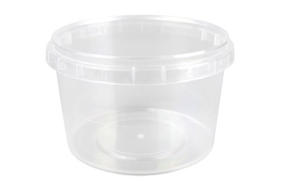 Банка/крышка  0,280л круглая  прозрачная  /95*56/   Спектр-Пласт   (200шт) 22065