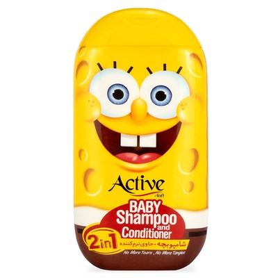 Шампунь детский Active (Актив) Губка Боб 280 мл ИРАН 1/12 НФ-00019063
