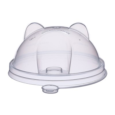 Крышка купольная САТ с ушками Прозрачная СМАРТ d.90 45/900 шт   НФ-00022193