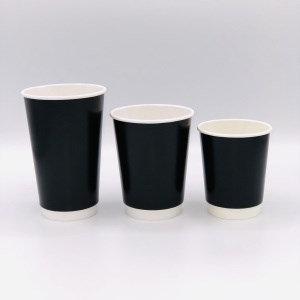 Бум стакан ПРЕСТИЖ Черный 2-х слойный 300 мл (25/500) НФ-00023123