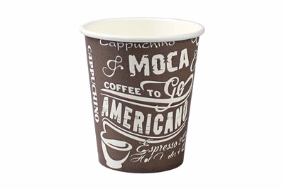 Бум стакан ПК 0,180 мл "Мока коричневый" 50/1000 НФ-00023299