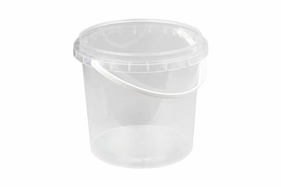 Ведро/крышка   1л   прозрачное   /133*121/   Спектр-Пласт    (250шт) 24768