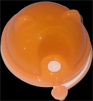 Крышка купольная САТ с ушками Оранжевый СМАРТ d.90 45/900 шт НФ-00024375