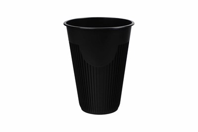 Стакан для горячих напитков 350мл черный PР (10/200) ВЗЛП (1034Ч) НФ-00024972