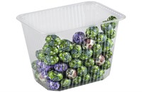 Контейнер прямоуг. низкий 2000 мл Юпласт 186*132*125 /5уп*100шт/ (500шт) 10042