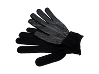 Перчатки нейлоновые черные, серые 12 пар в спайке НФ-00000215