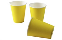 Бум стакан Л-ПАК 0,250л диам 80мм ГН Желтый (1000шт) 15682