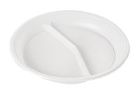 Тарелка  д 205 2х секц. Позитрон /20уп * 100шт/ (2000шт) ТР-22 13224