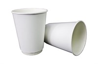 Бум стакан Виридо 0,350л диам 90мм ГН Белый 2-х слойн. /16уп * 25шт/ (400шт) 9953