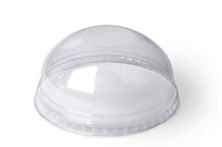 Крышка прозрачная купол Pet VEGGO (пэт вего) без отверстия д. 95 (8упх100шт)  (800шт) НФ-00001221