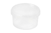 Банка/крышка 0,240 литра прозрачная /95*54/ Спектр-Пласт (1/500 шт) 11260