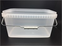 Ведро 11 литров прямоугольное д.366*243 (ОСВ) мет. ручка гофр (1/20) НФ-00002087