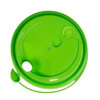 Крышка для стак. Покров д.80мм (0,250/0,330л) Салатовая (20уп х50шт)  (1000шт) НФ-00002543