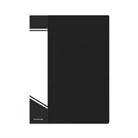 Папка А5 20 файлов inФормат зеленая/черная, пластик, 550 мкм карман НФ-00001435