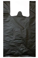 Пакет майка однотонная ЧЕРНАЯ 23х43 2,4 гр /60 уп х 100шт/  (+/- 10шт) (6000) НФ-00001498