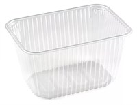 Контейнер низкий 2000 мл Д-Полимер 186*132*100 /5 уп*100/ 500шт НФ-00001614