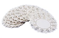 Салфетки кругл. d=38 см ажурная (4упх250шт) Горница/Авиора 2282