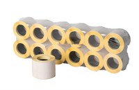 Термоэтикетки 58х40х500  чистые ЭКО (1/72рул) 9488